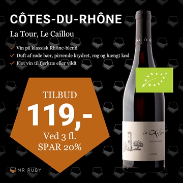2024 Côtes-du-Rhône "La Tour", Le Caillou, Frankrig